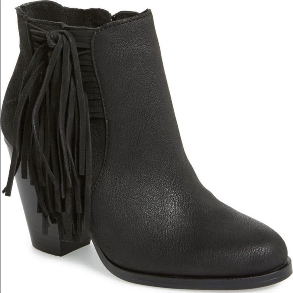 Vince Camuto, Booties, chunky stacked heel, size 8, Brand New